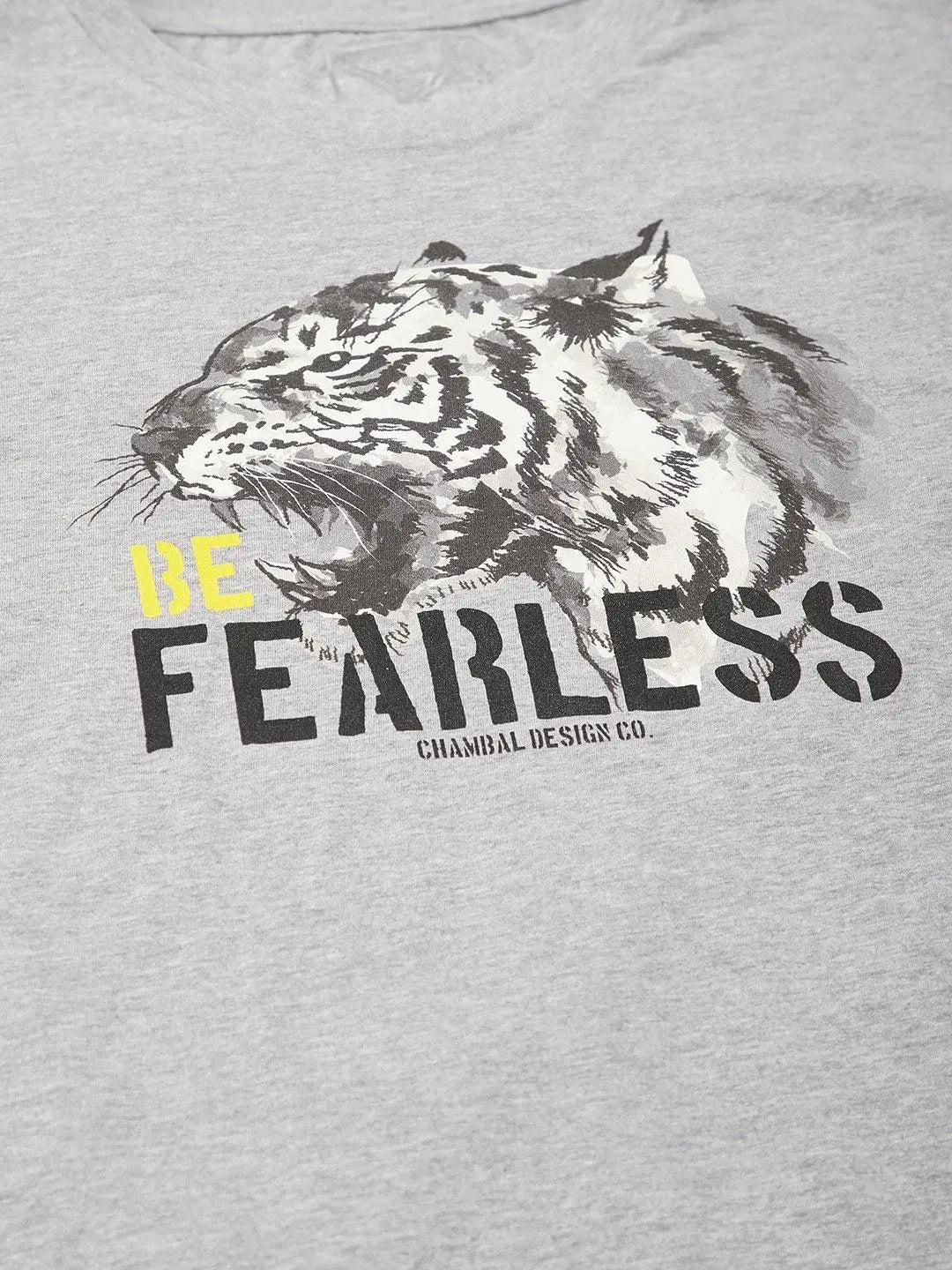 Fearless Grey T-Shirt - The Chambal