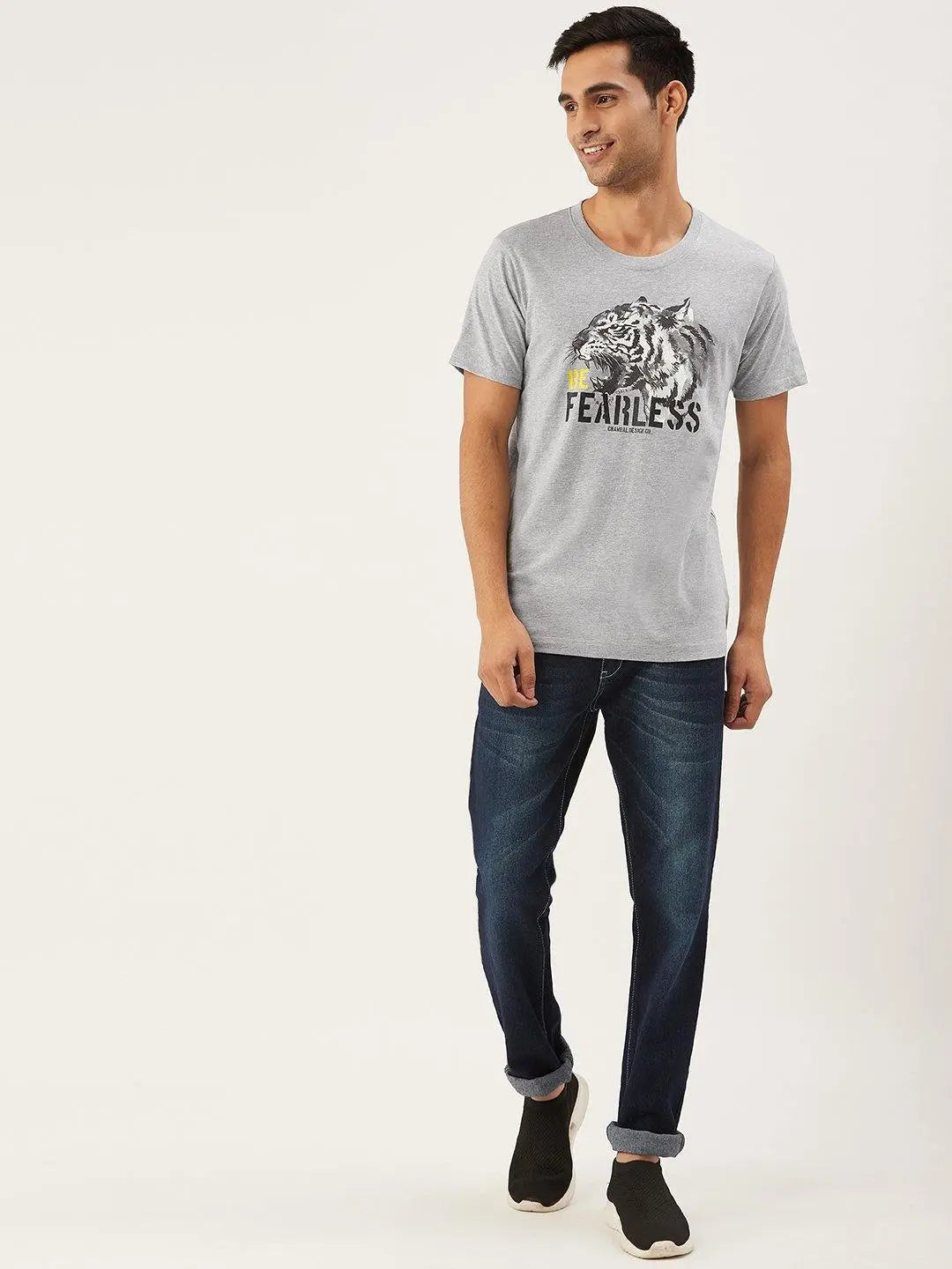 Fearless Grey T-Shirt - The Chambal