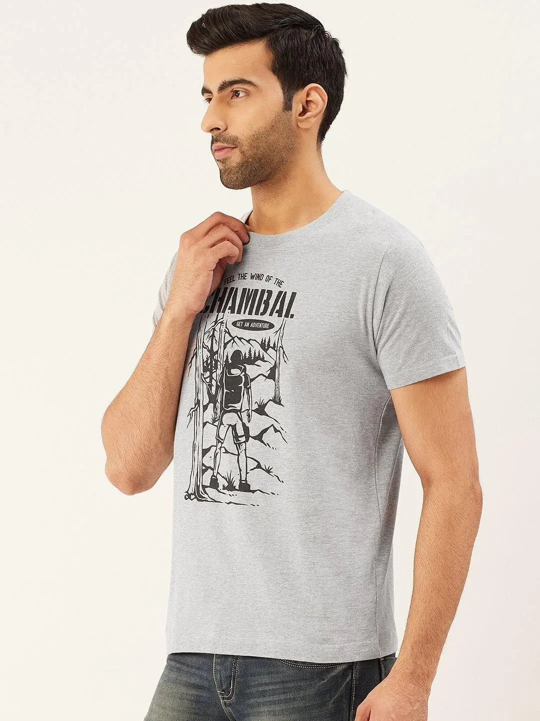 Lets Trekk Grey T-Shirt - The Chambal