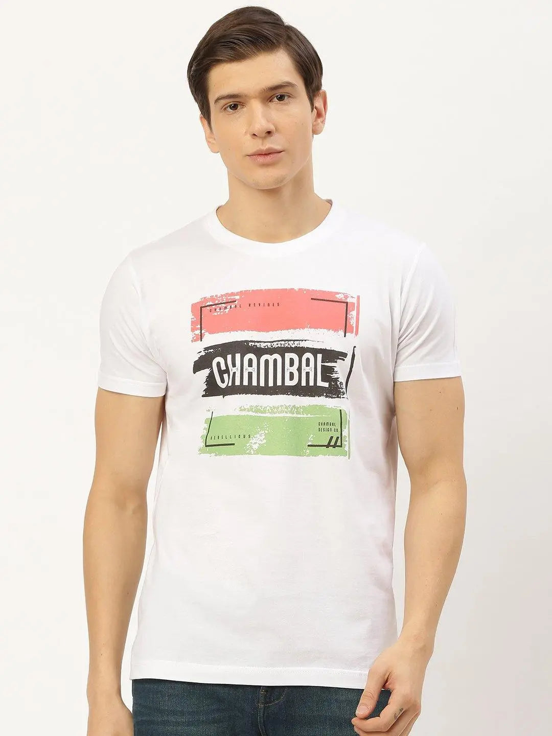 Chambal Flag White T-Shirt - The Chambal