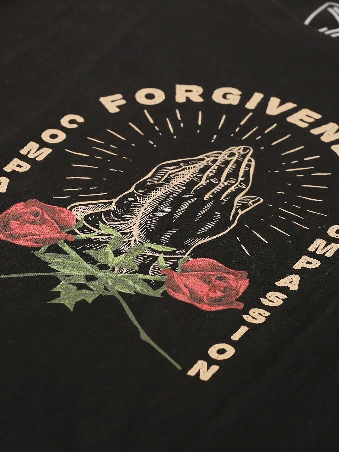 Forgiveness Black T-Shirt - The Chambal