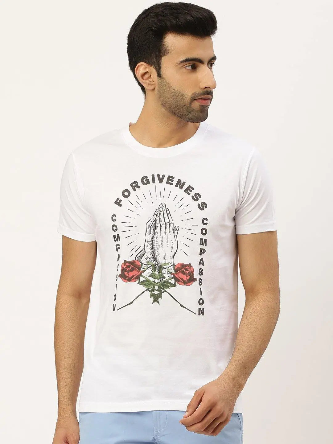 Forgiveness White T-Shirt - The Chambal