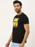 Game Over Black T-Shirt - The Chambal