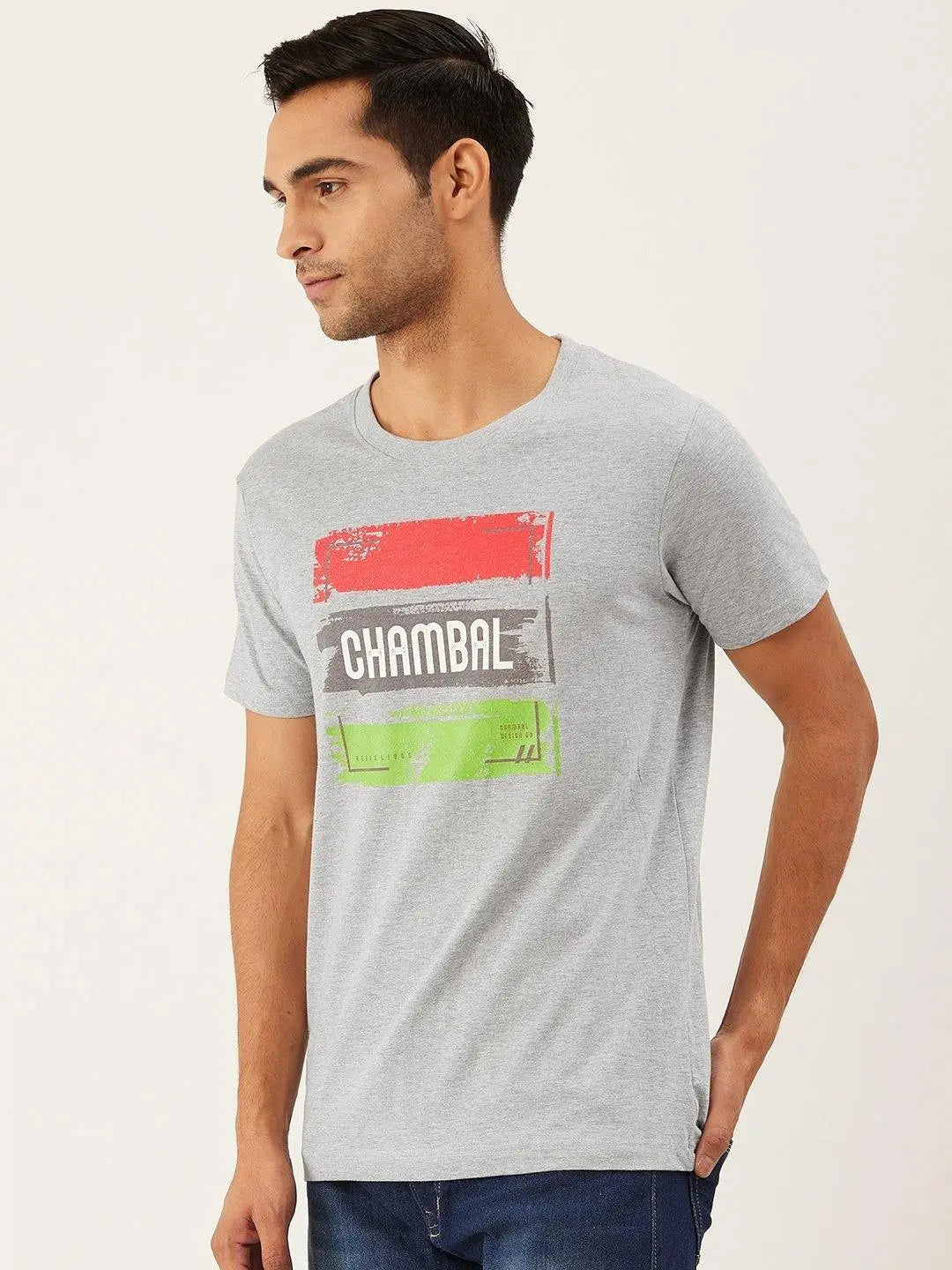 Chambal Indian Grey T-Shirt - The Chambal