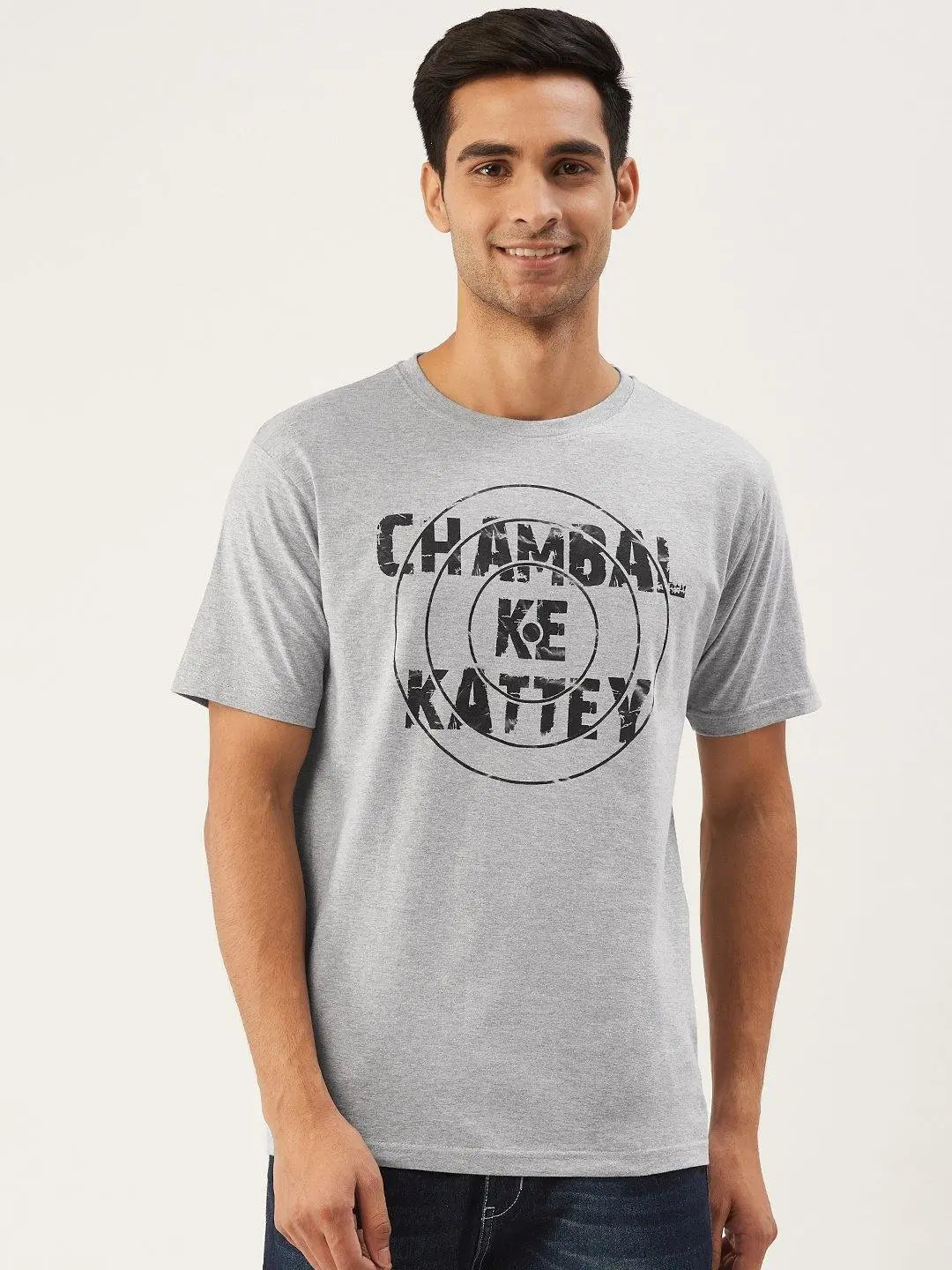 Chambal Ke Kattey Grey T-Shirt - The Chambal