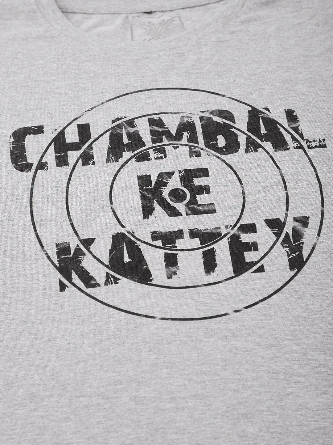 Chambal Ke Kattey Grey T-Shirt - The Chambal