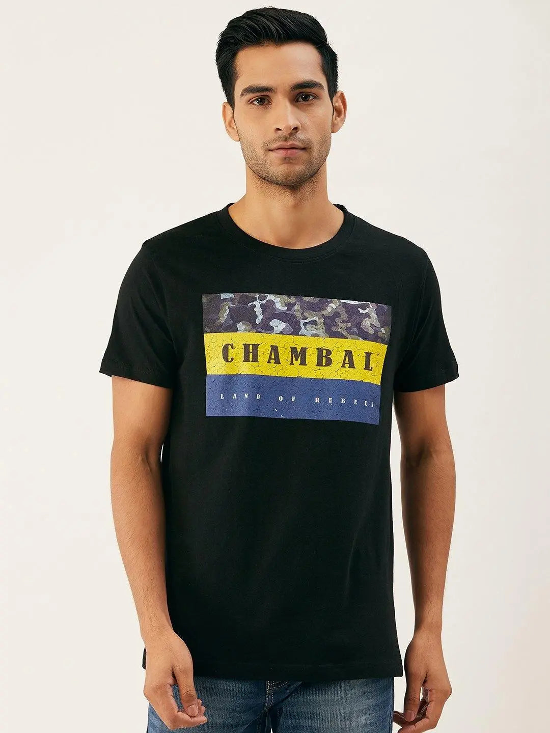 Land Of Rebel Black T-Shirt - The Chambal