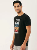 Live Like a Lion Black T-Shirt - The Chambal