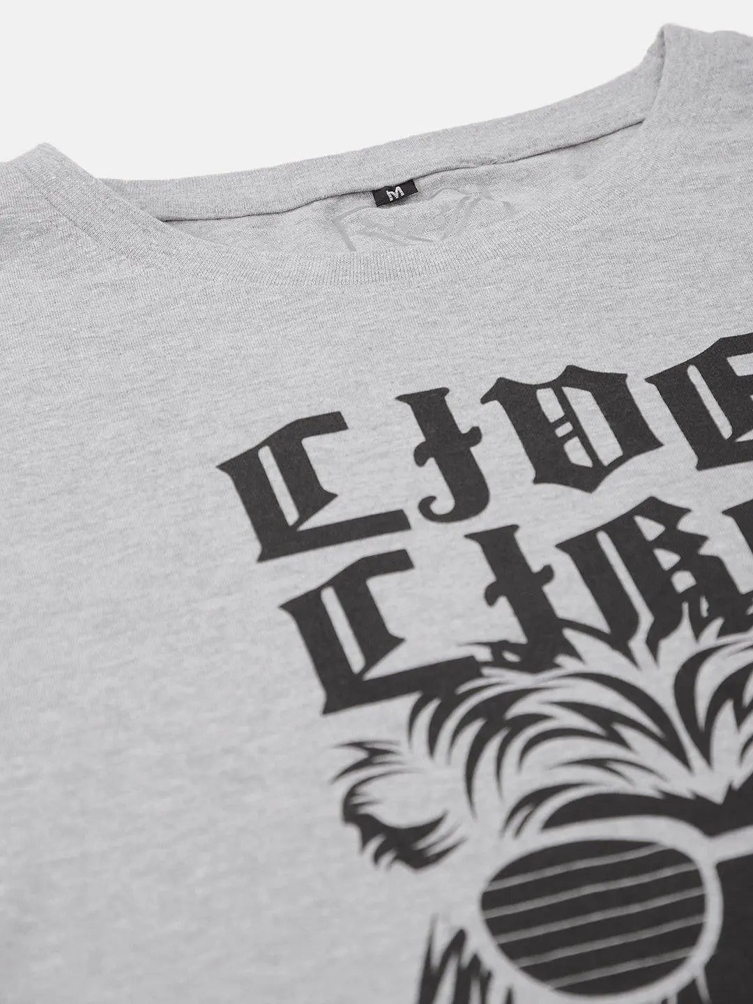 Live Like a Lion Grey T-Shirt - The Chambal