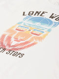 Lone Wolf White T-Shirt - The Chambal