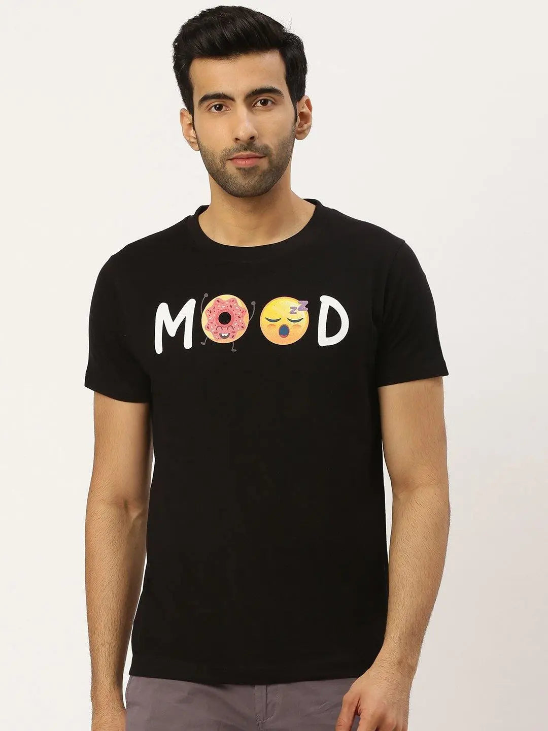 Mood Black T-Shirt - The Chambal