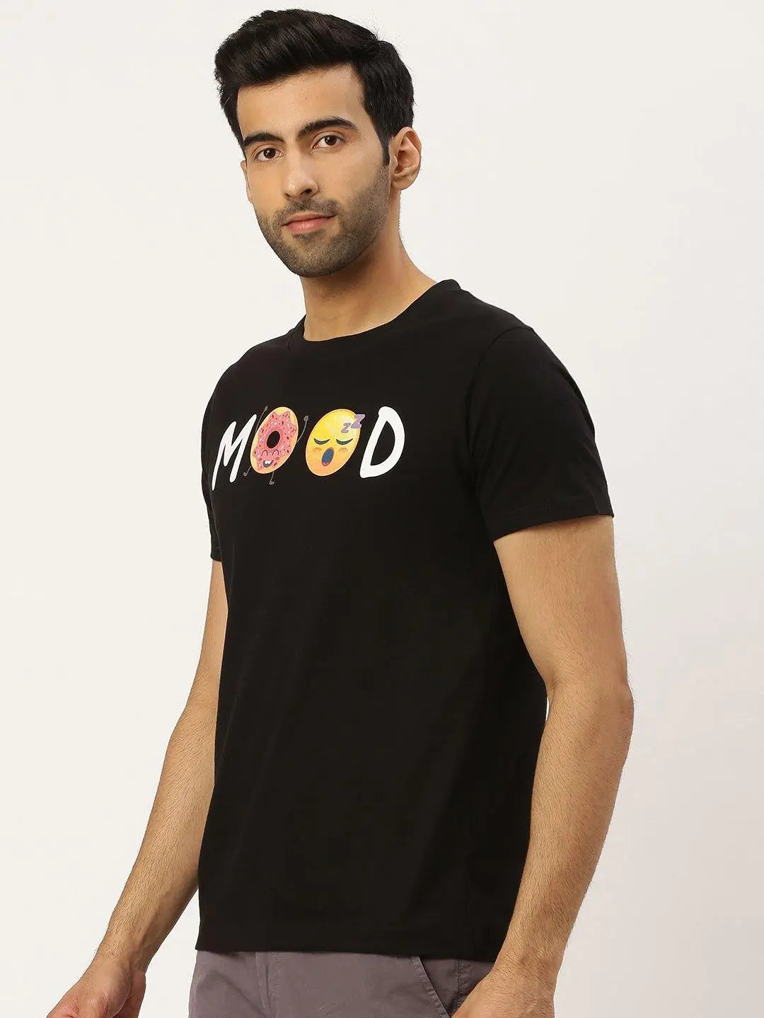 Mood Black T-Shirt - The Chambal