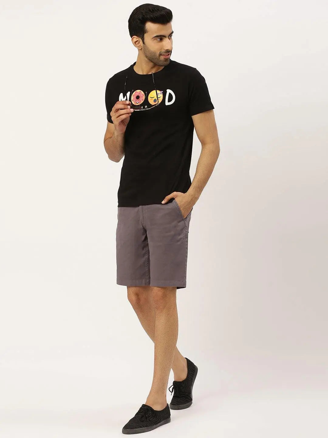 Mood Black T-Shirt - The Chambal