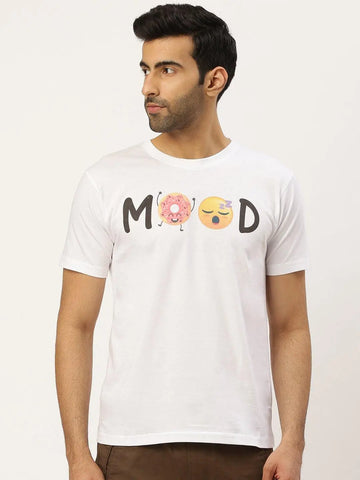 Mood White  T-Shirt - The Chambal