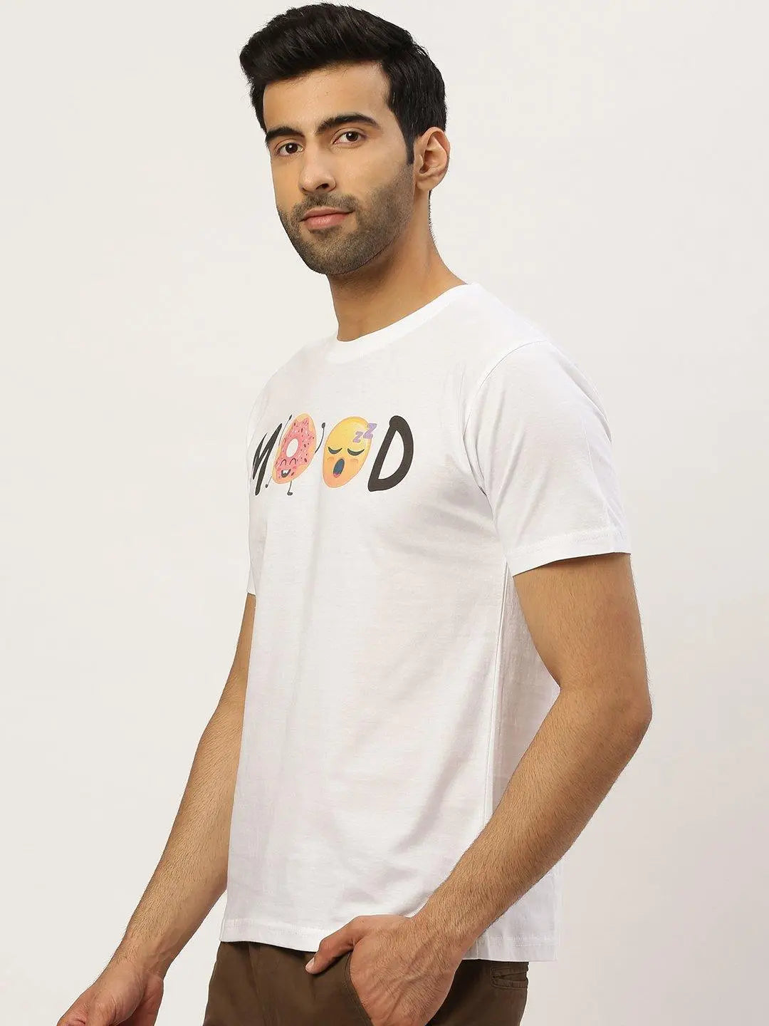 Mood White  T-Shirt - The Chambal