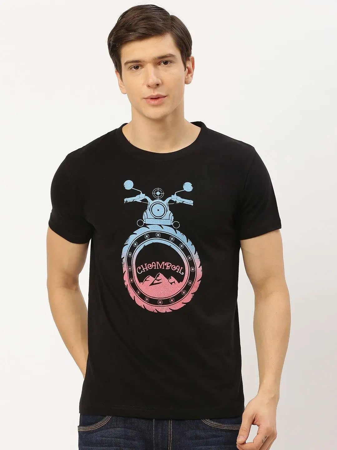 Chambal Moto Black T-Shirt - The Chambal