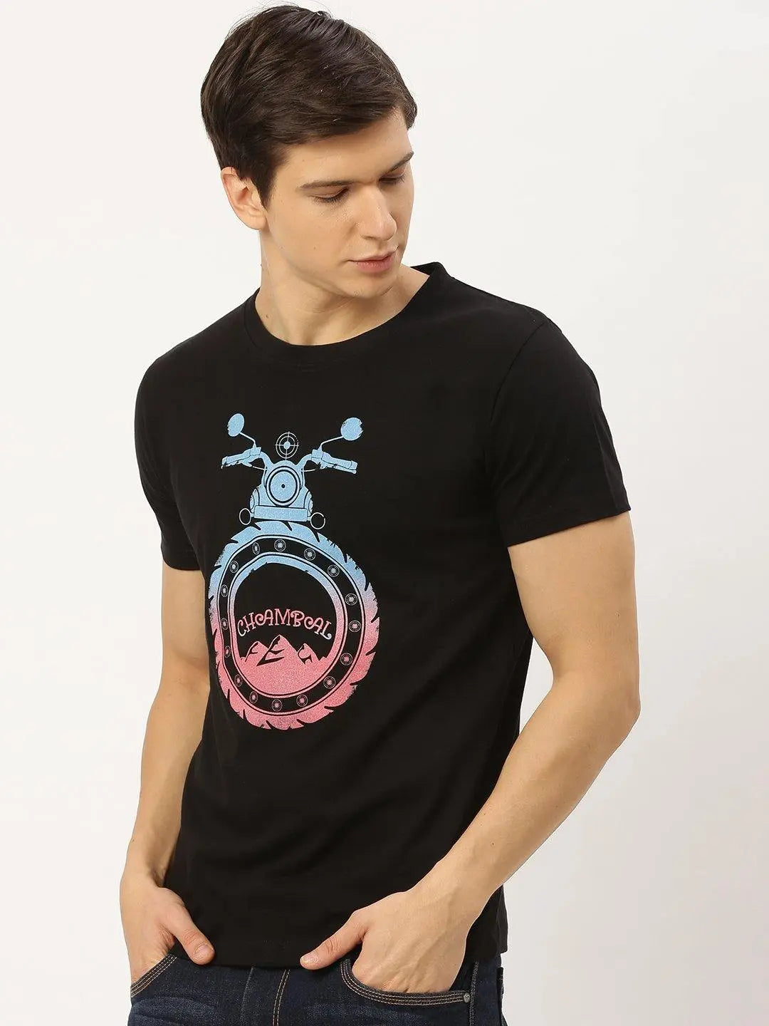 Chambal Moto Black T-Shirt - The Chambal