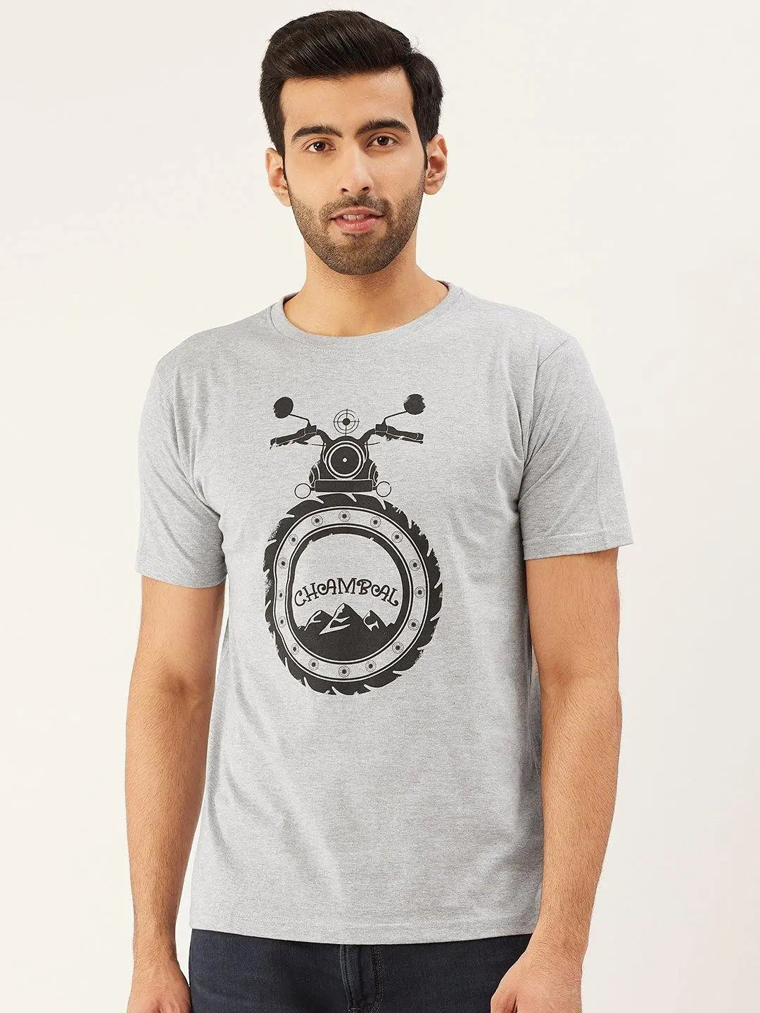 Chambal Moto Grey T-Shirt - The Chambal