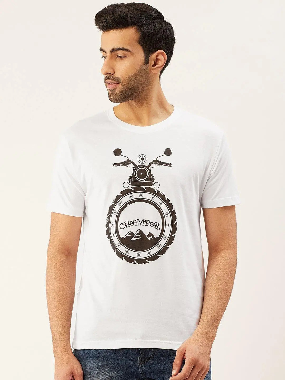 Chambal Moto White T-Shirt - The Chambal