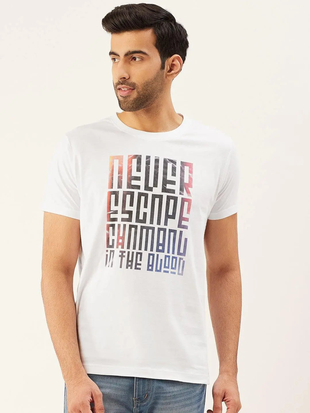 Escape White T-Shirt - The Chambal