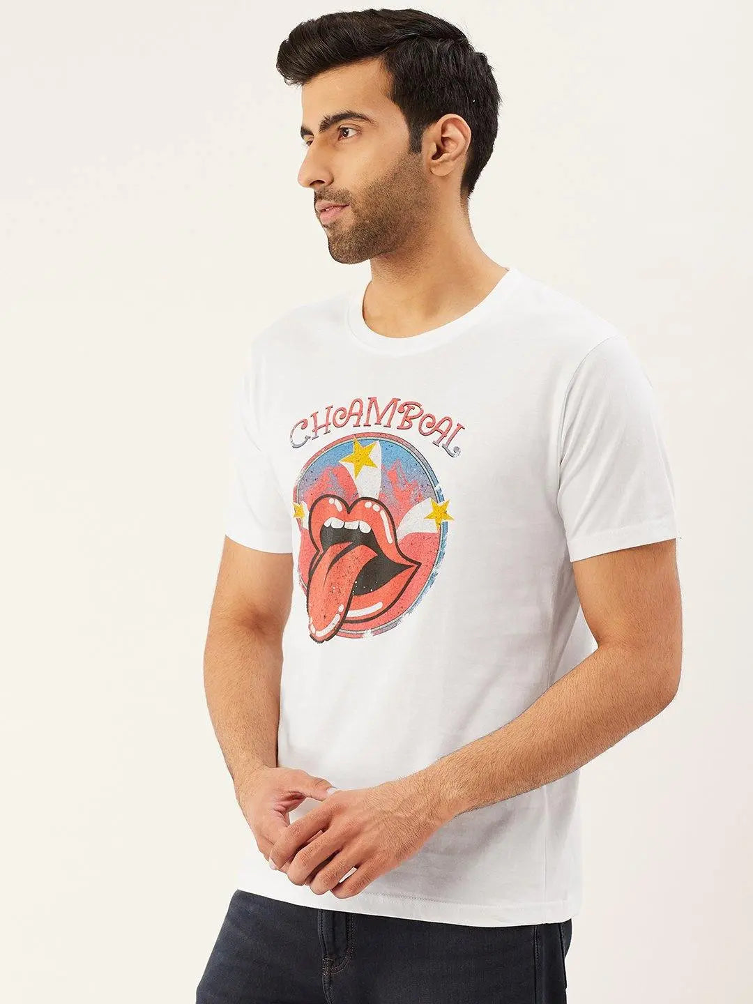 Pop Art White T-Shirt - The Chambal