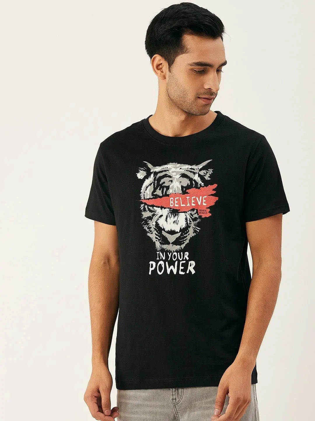 Power Black T-Shirt - The Chambal