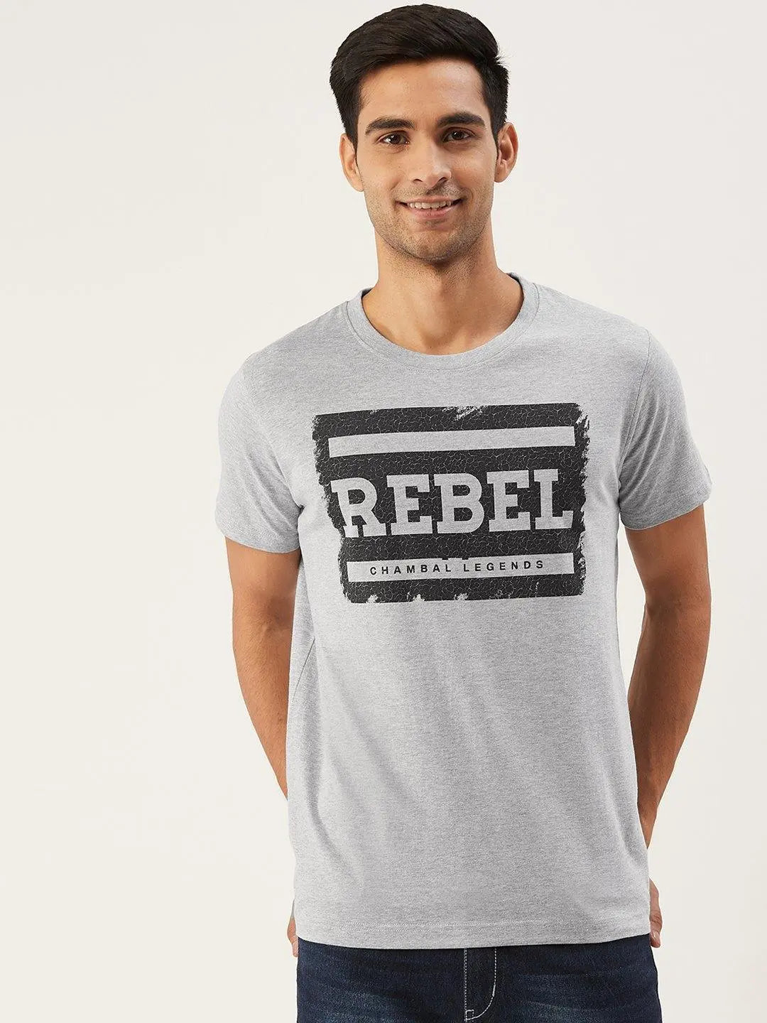 Rebel Grey T-Shirt - The Chambal