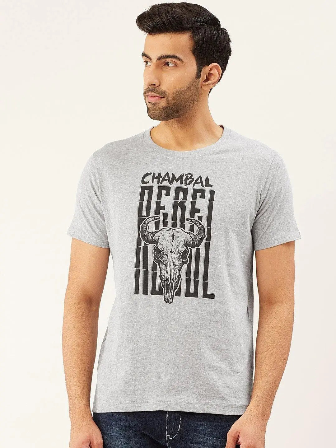 Chambal Rebel Grey T-Shirt - The Chambal