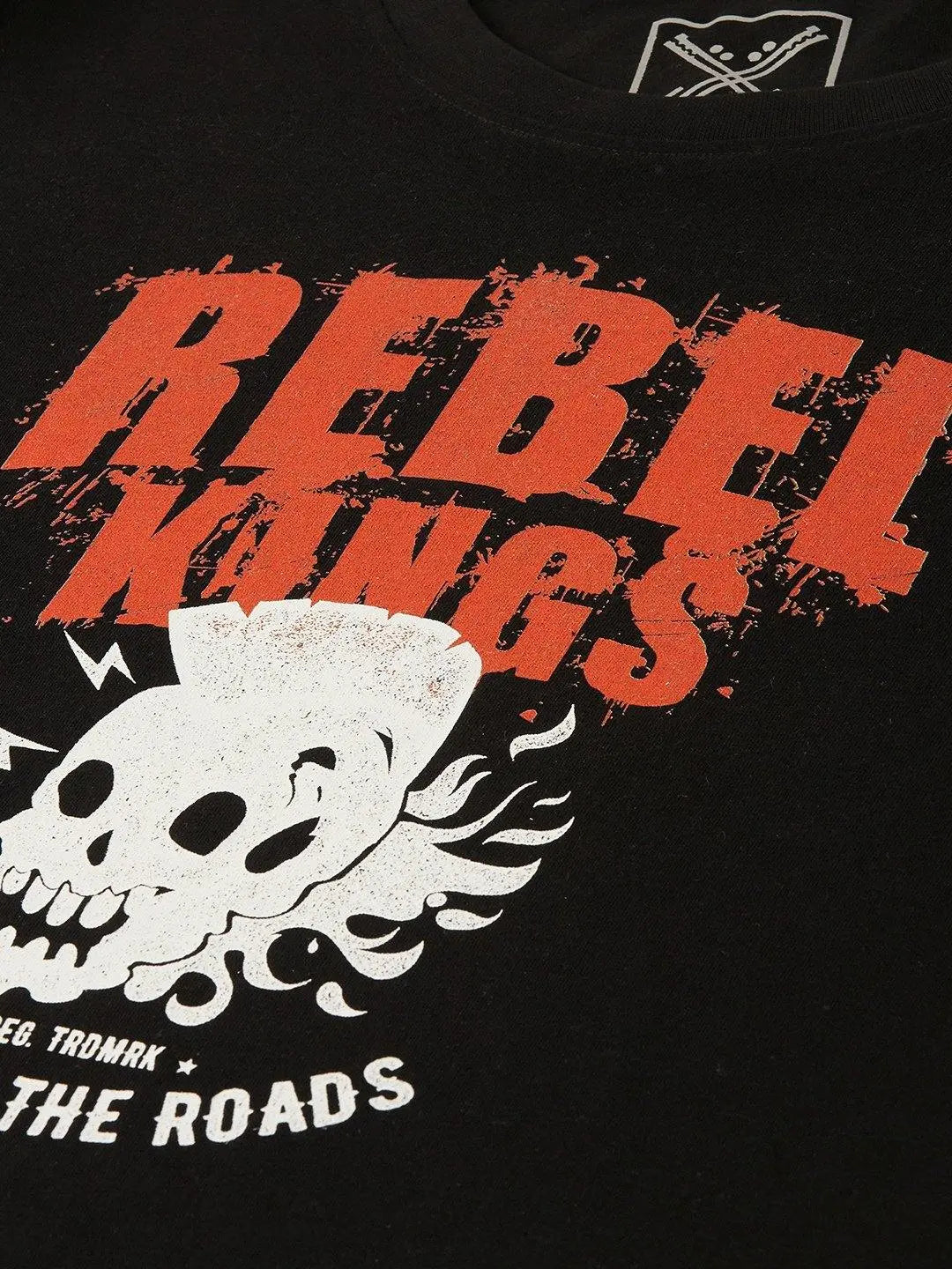 Rebel King Black T-Shirt - The Chambal