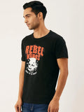 Rebel King Black T-Shirt - The Chambal