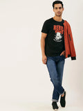 Rebel King Black T-Shirt - The Chambal