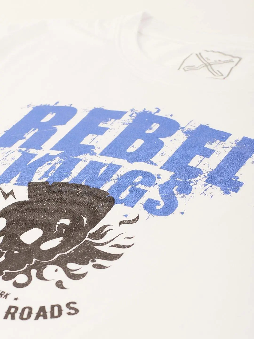 Rebel King White T-Shirt - The Chambal