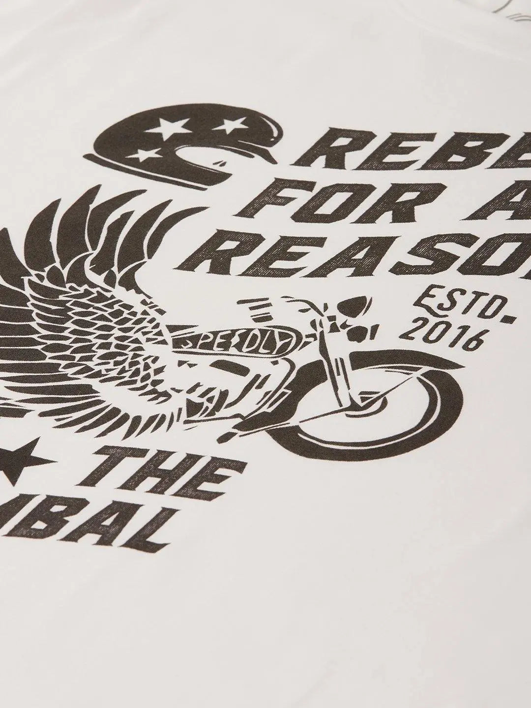 Rebel Reason White T-Shirt - The Chambal