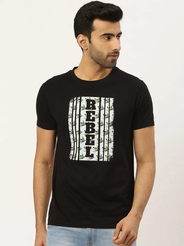 Rebel Black T-Shirt - The Chambal