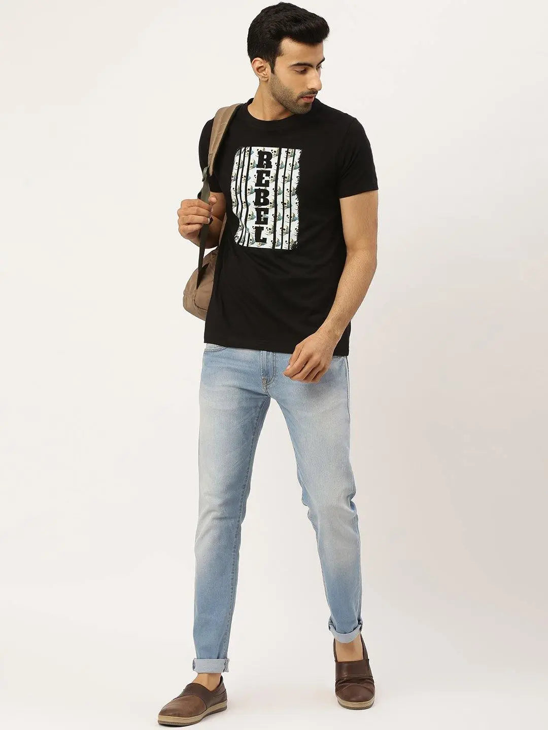 Rebel Black T-Shirt - The Chambal