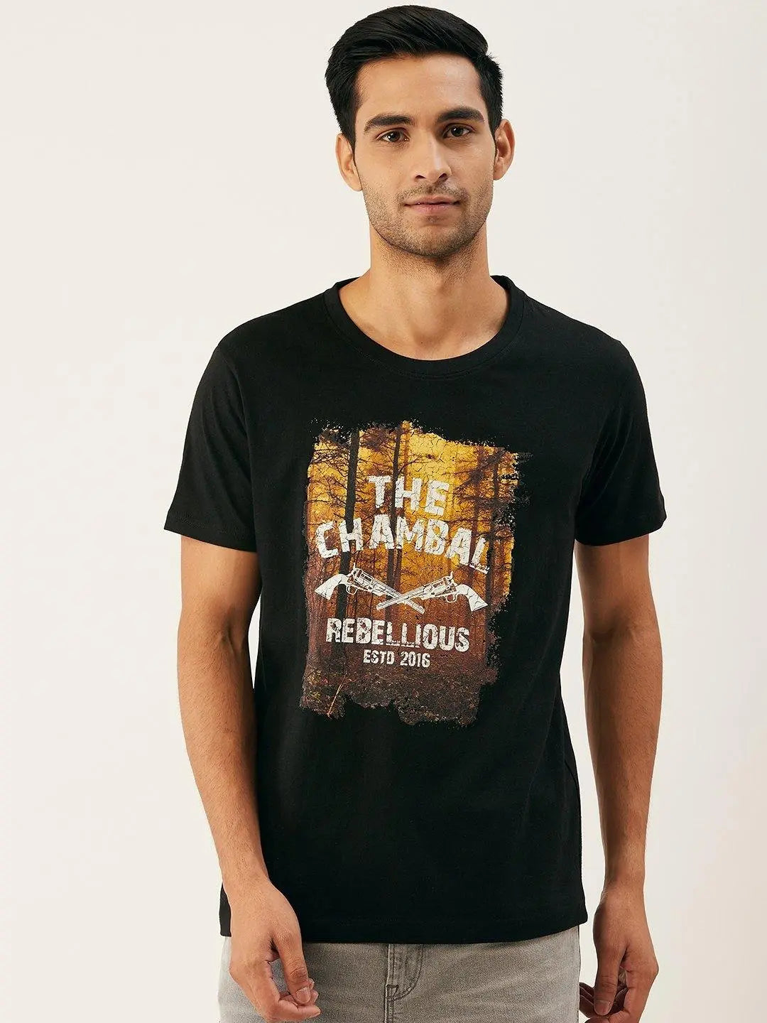 Chambal Rebellious Black T-Shirt - The Chambal