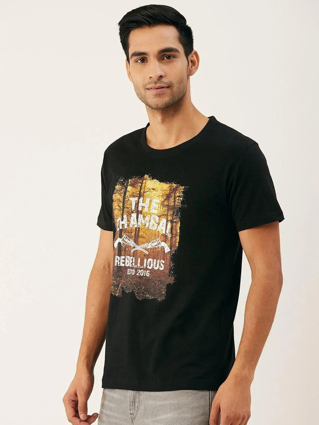 Chambal Rebellious Black T-Shirt - The Chambal