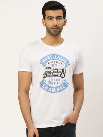 Rebellious White T-Shirt - The Chambal