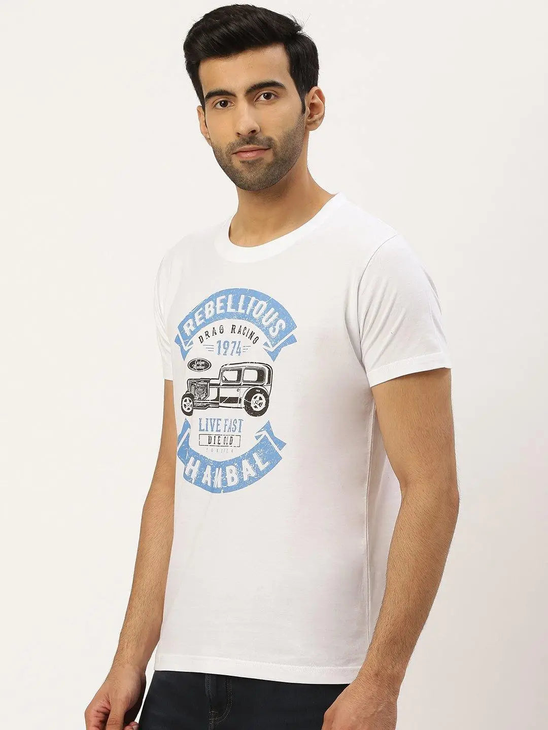 Rebellious White T-Shirt - The Chambal