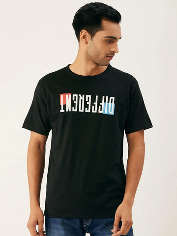 Be Different Black T-Shirt - The Chambal