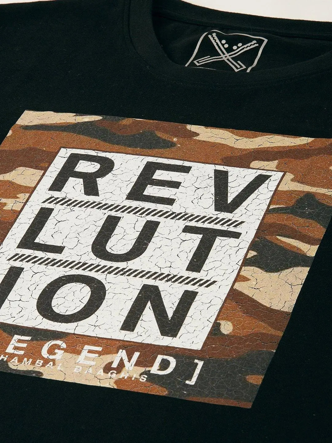 Revlution Black T-Shirt - The Chambal