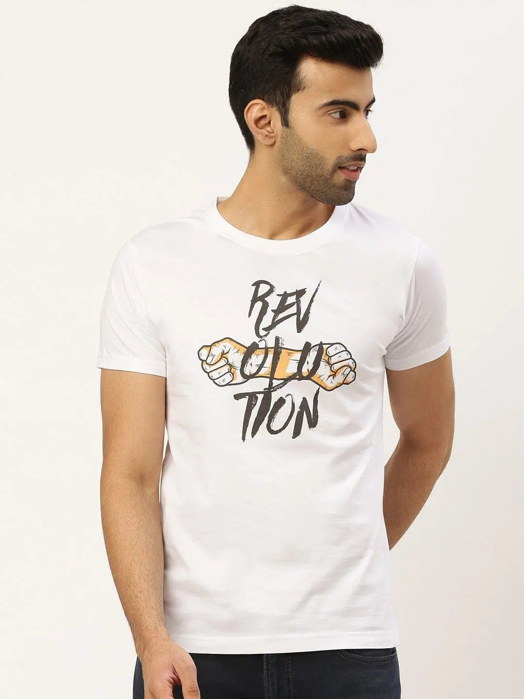 Revolution White T-Shirt - The Chambal