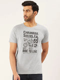 Ride To Live Grey T-Shirt - The Chambal