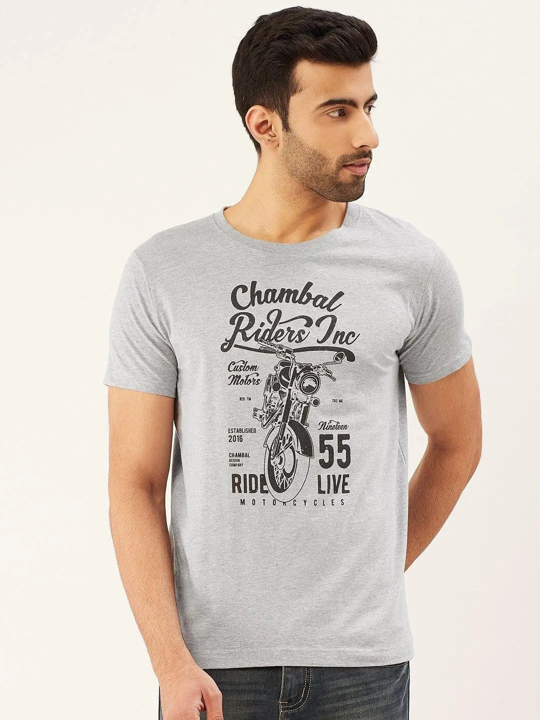 Riders Grey T-Shirt - The Chambal