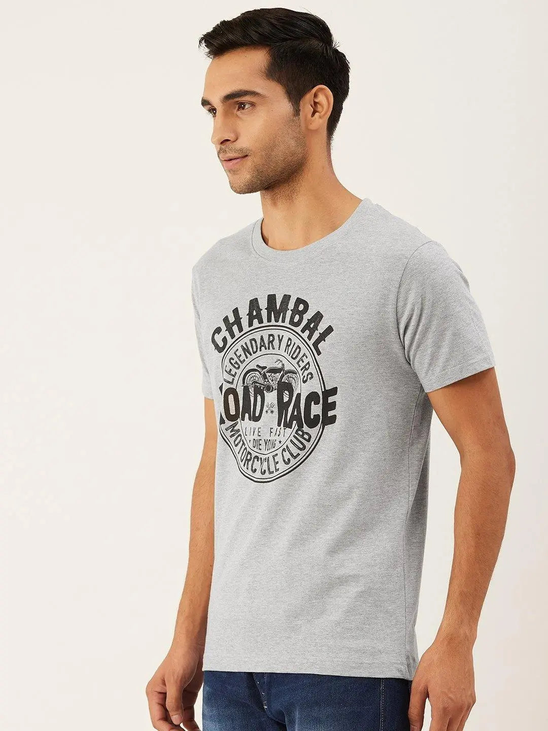 Road Race Grey T-Shirt - The Chambal