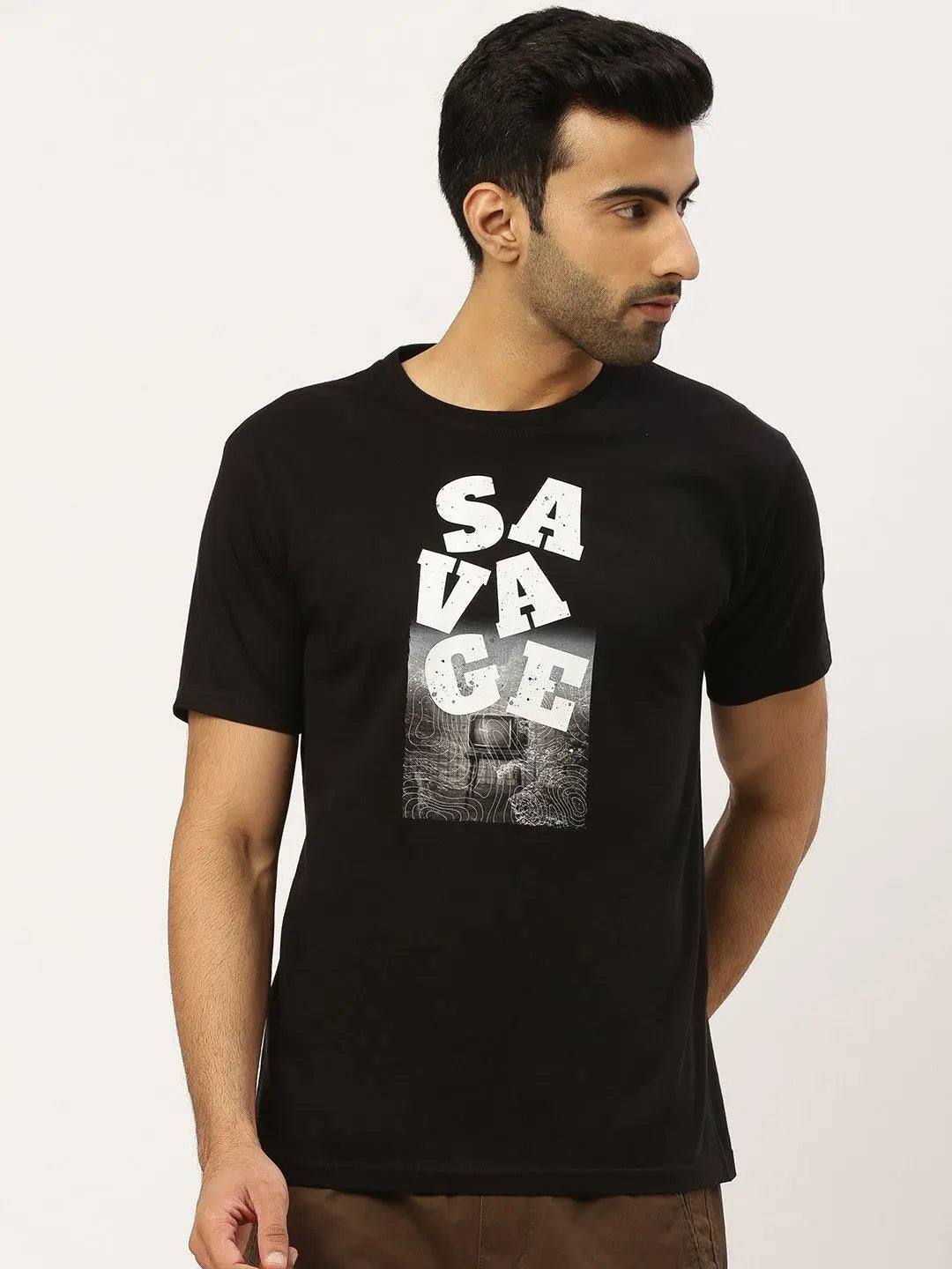 Savage Black T-Shirt - The Chambal