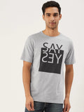 Say Yes Grey T-Shirt - The Chambal