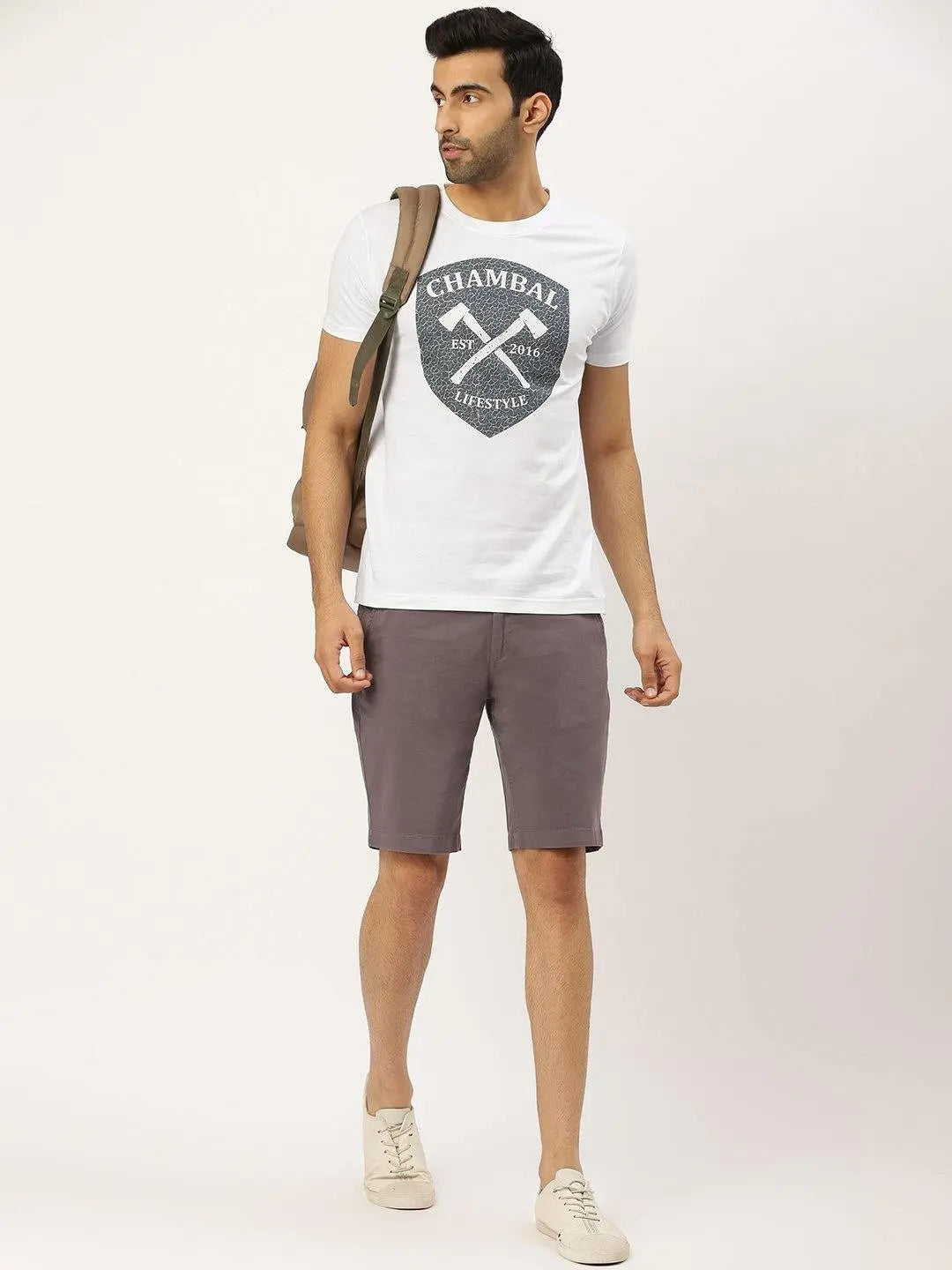 Shield White T-Shirt - The Chambal