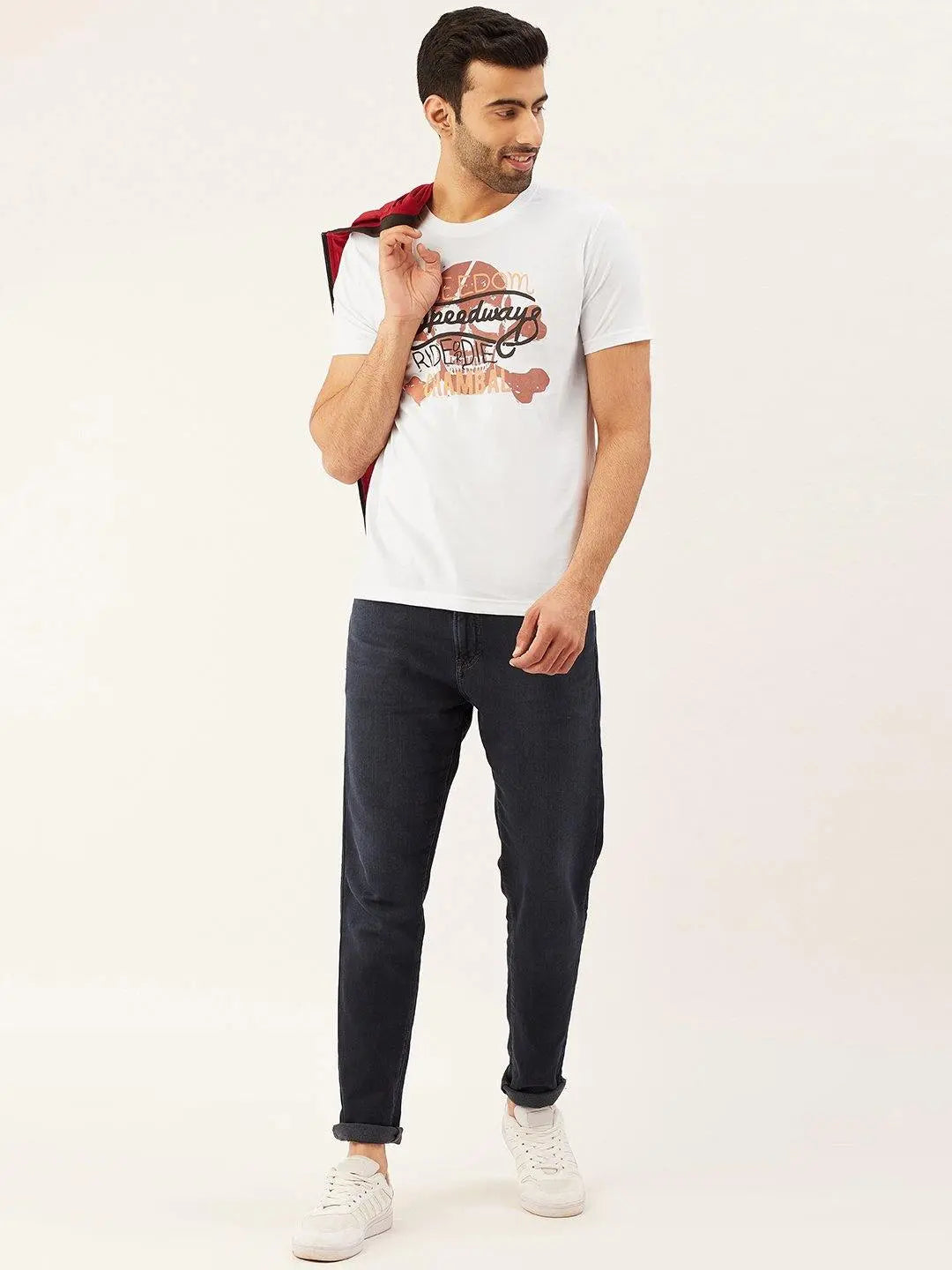 Speedways White T-Shirt - The Chambal