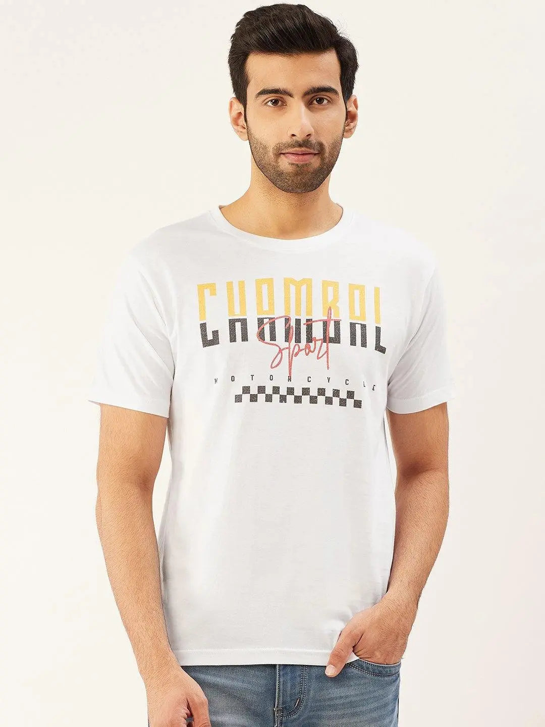 Chambal Sports White T-Shirt - The Chambal